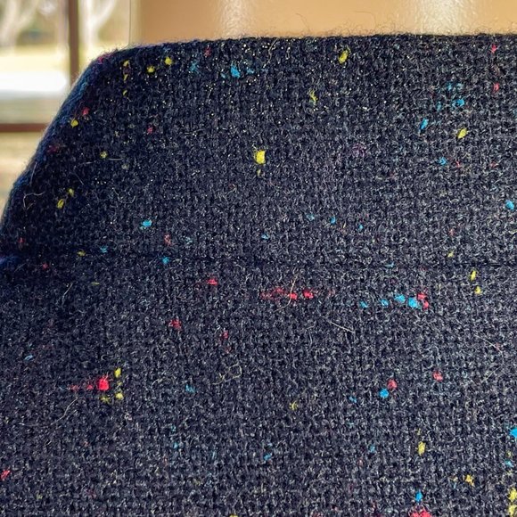 ▪️ANTHRO▪️NICK & MO▪️Retro Multi-Color Speckle Wool Blend Cardigan Top - Picture 7 of 7